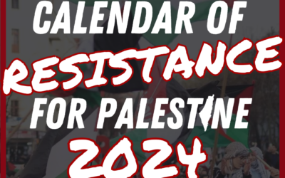 Calendar of Resistance for Palestine