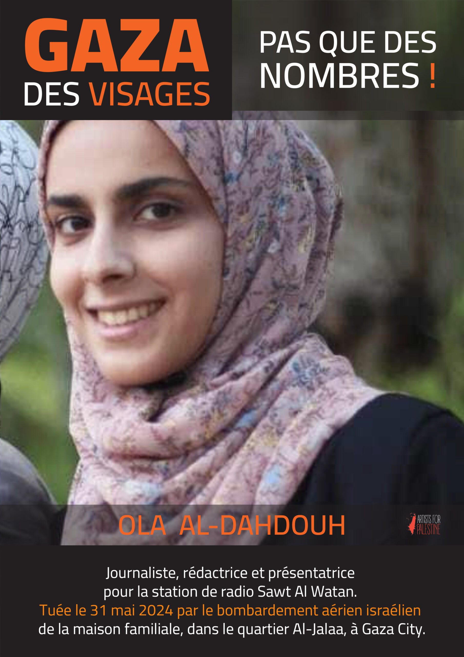 OLA AL-DAHDOUH, journaliste