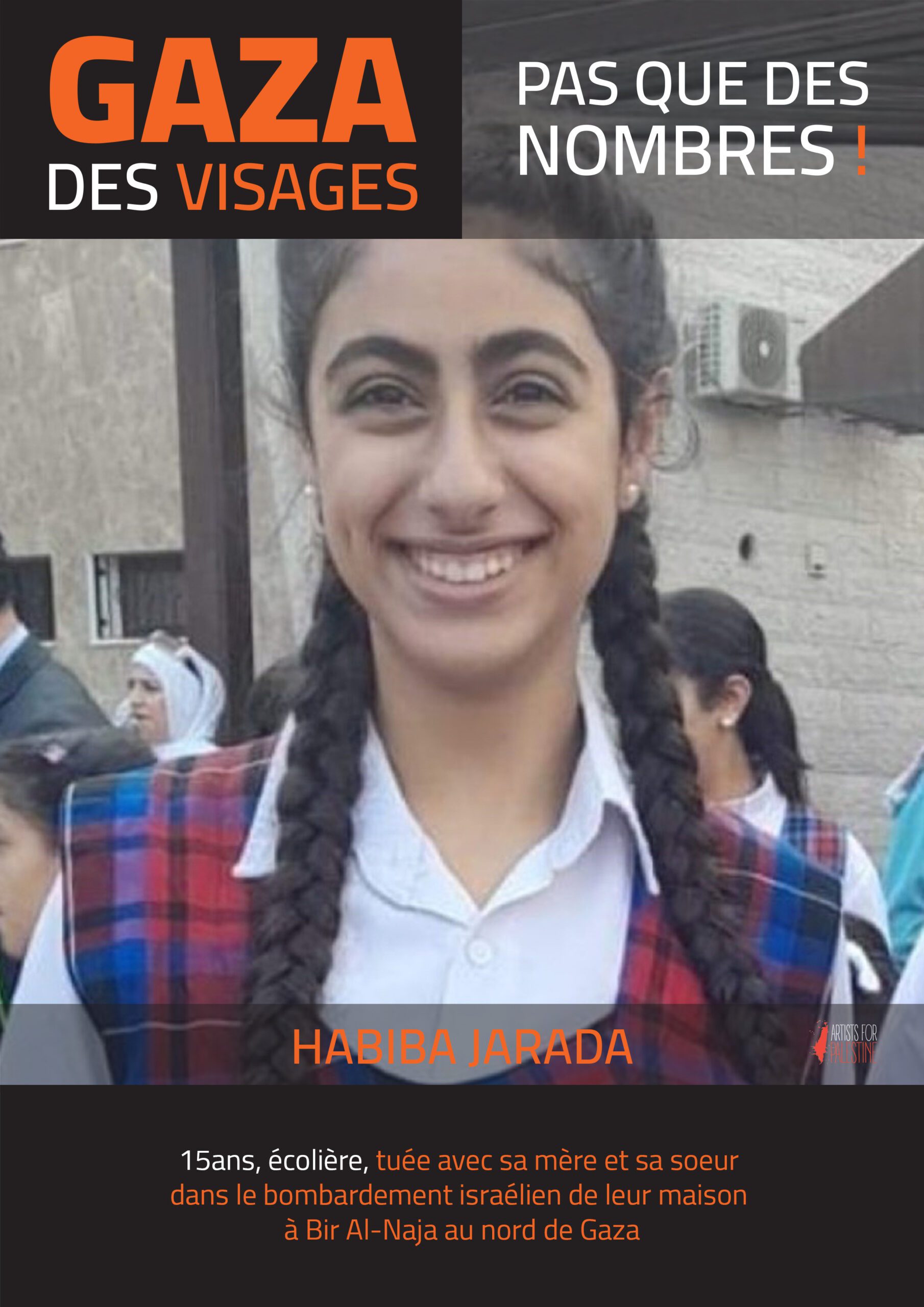 HABIBA JARADA, 15 ans, écolièr